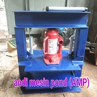 mesin pond press hidrolik dongkrak