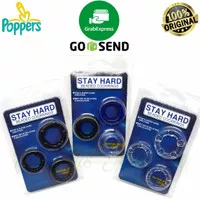 STAY HARD COCK RING | BEADED COCKRINGS ORI IMPORT 3 IN 1