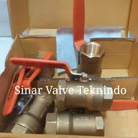 Ball valve Kitz kuningan drat 1/2"inch / Stop kran air Kitz kuningan