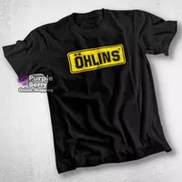 Kaos OHLINS Racing Logo Otomotif Baju Motor Mobil Kualitas Distro