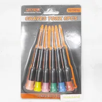 Obeng hp komputer Bintang mini kecil chaves torx set 6pcs