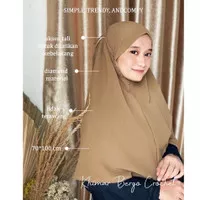 KHIMAR HIJAB BERGO AISYAH / kerudung instan tali bergo variasi renda