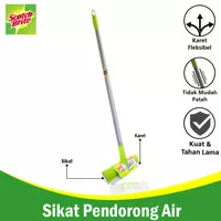 3M Scotch Brite Sikat Lantai Pendorong Air ID 772 Sikat Lantai Gagang