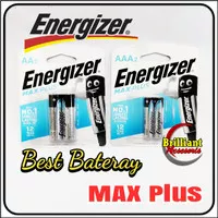 Baterai ENERGIZER MAX PLUS - AA A2 / AAA A3 - Isi 1pak 2pc