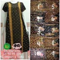 Daster kencana ungu marista label coklat