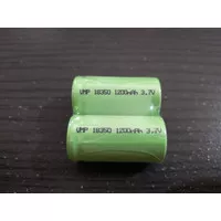 Batre baterai 18350 Lithium Ion 3.7v 1200mah Batre Senter/Bor/Obeng