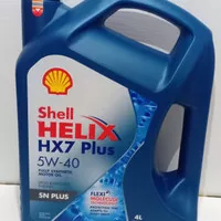 OIL OLI MOTOR SHELL HELIX HX7 PLUS 5W-40 FULLY SYNTHETIC 4000ml 4L