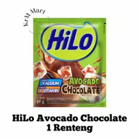 Hilo Avocado Chocolate 1 Renteng renceng isi 10 Sachet