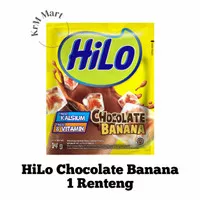 Hilo Chocolate Banana 1 Renteng renceng isi 10 Sachet