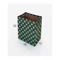 paper bag polkadot R5 paperbag motif 18x22 tas kertas samson goodie