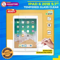 iPad 9.7 Gen 6 2018 A1893 A1954 Tempered Glass Anti Gores Clear Kaca