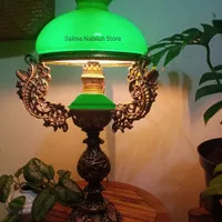 lampu meja antik klasik Jawa Bali