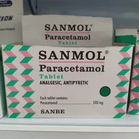 sanmol paracetamol tablet isi 4