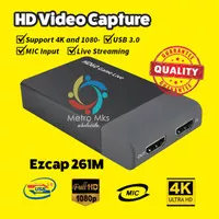 Ezcap 261 USB 3.0 HDMI Capture Game Live Streaming - video capture