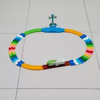 Takara Tomy Plarail Chuggington Koko And Vee Colorful Flexi Curved set
