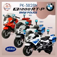 PLIKO BMW Police R1200RT-P sepeda motor aki polisi mainan PK-3828 N