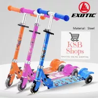 Skuter Anak Scooter Otoped otopet anak roda tiga EXOTIC BESI STEEL