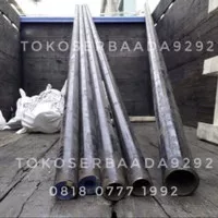 Pipa Carbon Steel (Seamless) SCH 40 uk 3" x 6 meter -Pipa besi 3" inch