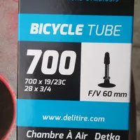 ban dalam fixie roadbike 700 x 19 / 23c swallow presta 60mm