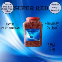 Pakan Pelet Makanan ikan koi Super Red 1.6KG Extrack Bawang Putih