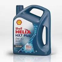 Oli Shell Helix HX7 5W-40 100% Asli Fully Synthetic SN Plus 4 Liter