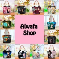 Totebag Sumbu Totebag Tali Sumbu Totebag Kanvas Muslimah Hijab