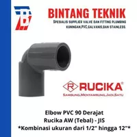 Elbow / Knee 6" inch PVC Rucika AW 90 Derajat