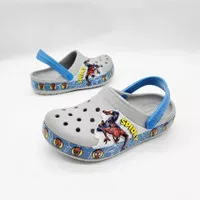 Crocs Sandal Anak Spide-Man Clog Kids Original - Abu