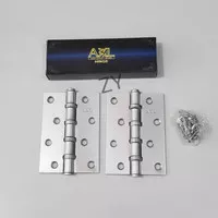 Engsel AXL tebal 4"/ engsel pintu silver