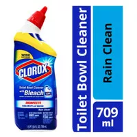 Clorox Toilet Bowl Cleaner Liquid with Bleach - Rain Clean 709ml