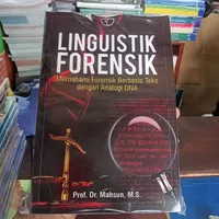 buku linguistik forensik memahami forensik berbasis teks dengan analog