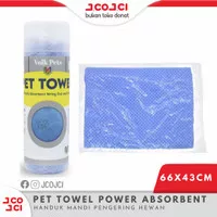 Volks Pet Towel / Handuk Kanebo Pengering Mandi Hewan