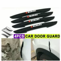 Door Guard Pelindung Pintu Carbon Mobil Logo Suzuki Baleno