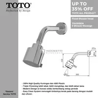 Fixed Shower Head TOTO TX 438 SEM / Wall Shower TOTO (3S Massage)