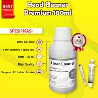 Head Cleaner Premium 100ml Cairan Pembersih Head Cartridge Printer