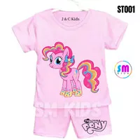 SM Kids ST001 Kuda Pony Setelan Anak Perempuan Ukuran 1-10 Tahun