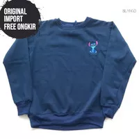 CREWNECK HnM LILO & STITCH NAVY ORIGINAL - SWEATER LILO & STITCH