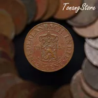 Koin Kuno Benggol Hindia Belanda/Nederlandsch Indie 2,5 Cents 1945 - C