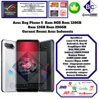 Asus RogPhone 5 12/256 8/128 Rog Phone 5 8GB/128GB 12GB/256GB Resmi 5G