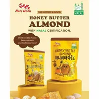 Nuts Holic Honey Butter Almond | Snack Korea Kacang Almond Halal 30gr