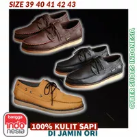 % Pasti Ori Sepatu Casual Pria Sperry Kulit Asli - ZAPATO NEXT