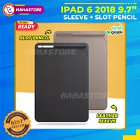 iPad 9.7 Gen 6 2018 A1893 A1954 Sleeve Leather Case Sarung Casing Bag