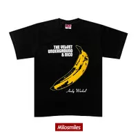 T-Shirt Baju Kaos | The Velvet Underground&Nico - Andy Warhol (Black)