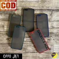 OPPO A71 2018 SOFT CASE DOVE MATTE ARMOR COLORED FROSTED