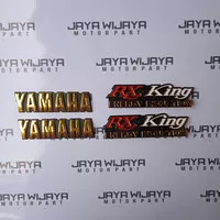 emblem yamaha rx king gold tangki plus emblem box aki yamaha rx king