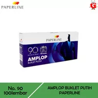 AMPLOP PAPERLINE 90 PPS PUTIH POLOS / AMPLOP PANJANG