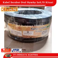 Kabel Serabut Oval Nymhy 2x0,75 Kitani Kabel Panjang 50 meter