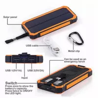 POWER BANK TENAGA SURYA SOLAR CHARGER MOBILE POWER BA 5600mah