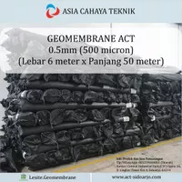 Terpal HDPE Geomembrane ACT Import 0.5mm