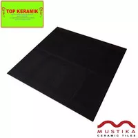 Keramik Lantai Mustika 50x50 Hitam Polos Kw 1